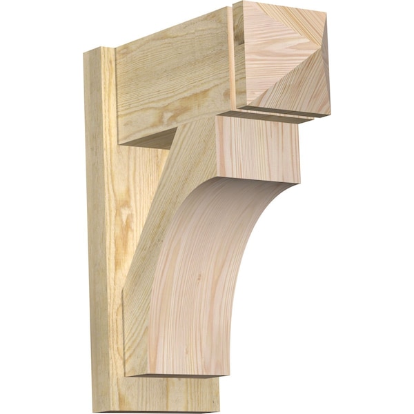 Ekena Millwork Westlake Rough Sawn Arts and Crafts Outlooker, Douglas Fir, 8"W x 18"D x 22"H OUT08X18X22WTL03RDF - main